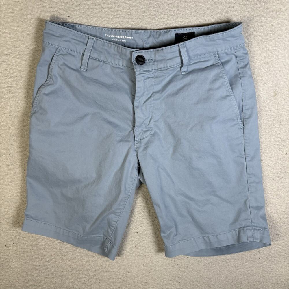 AG Adriano Goldschmied Shorts Mens 29R Blue Wanderer Slim Chino Stretch Preppy